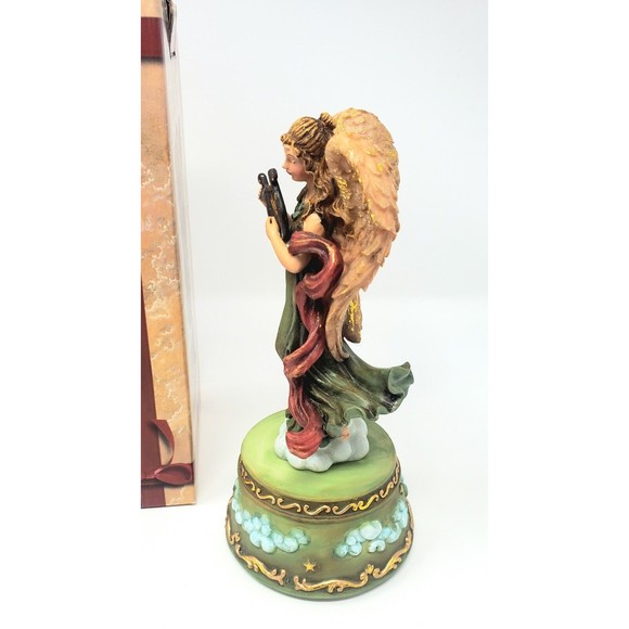 Sankyo Angel Music Box Figurine plays "Angels We Have Heard on High" - Picture 3 of 9